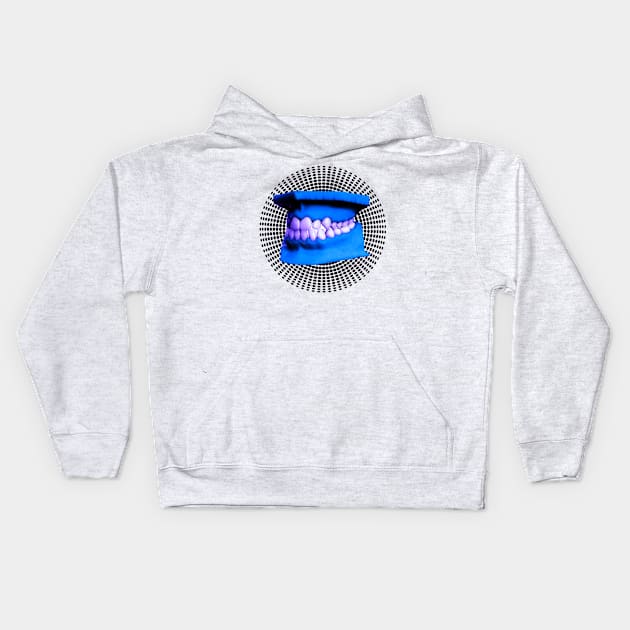 Teeth Kids Hoodie by Arts and Pharts